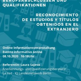 Anerkennung von Ausländischen Berufsabschlüssen und Qualifikationen